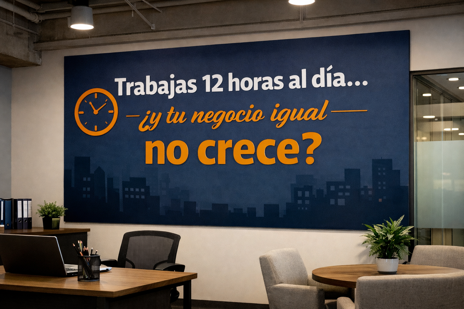 Trabajas 12 horas al día… ¿y tu negocio igual no crece?